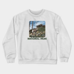 Yosemite National Park Bighorn Sheep Crewneck Sweatshirt